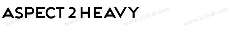 Aspect 2 Heavy字体转换